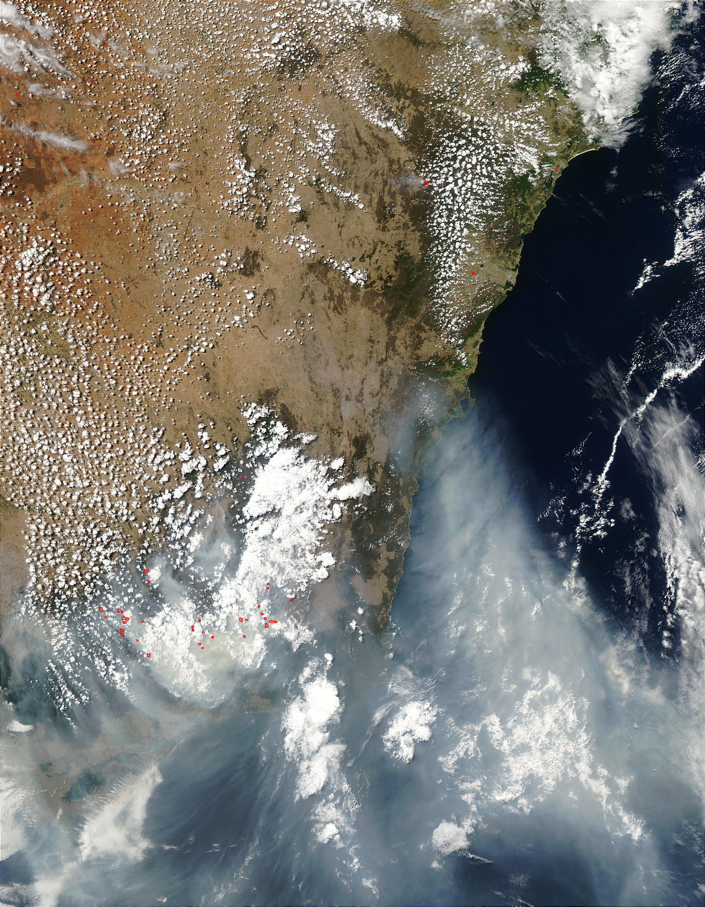 Incendios de matorrales asola el sureste de Australia