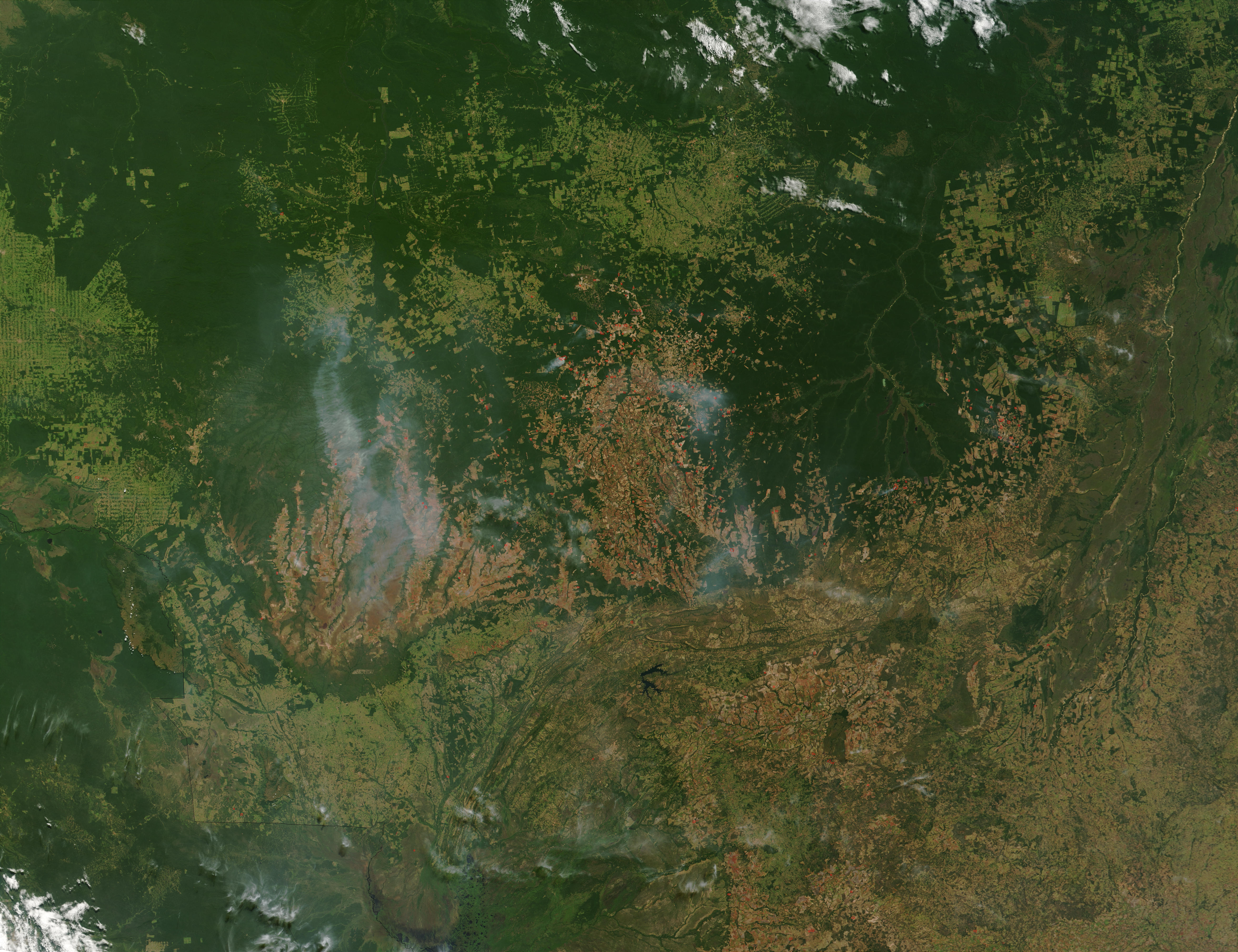 Incendios en Mato Grosso, Brasil