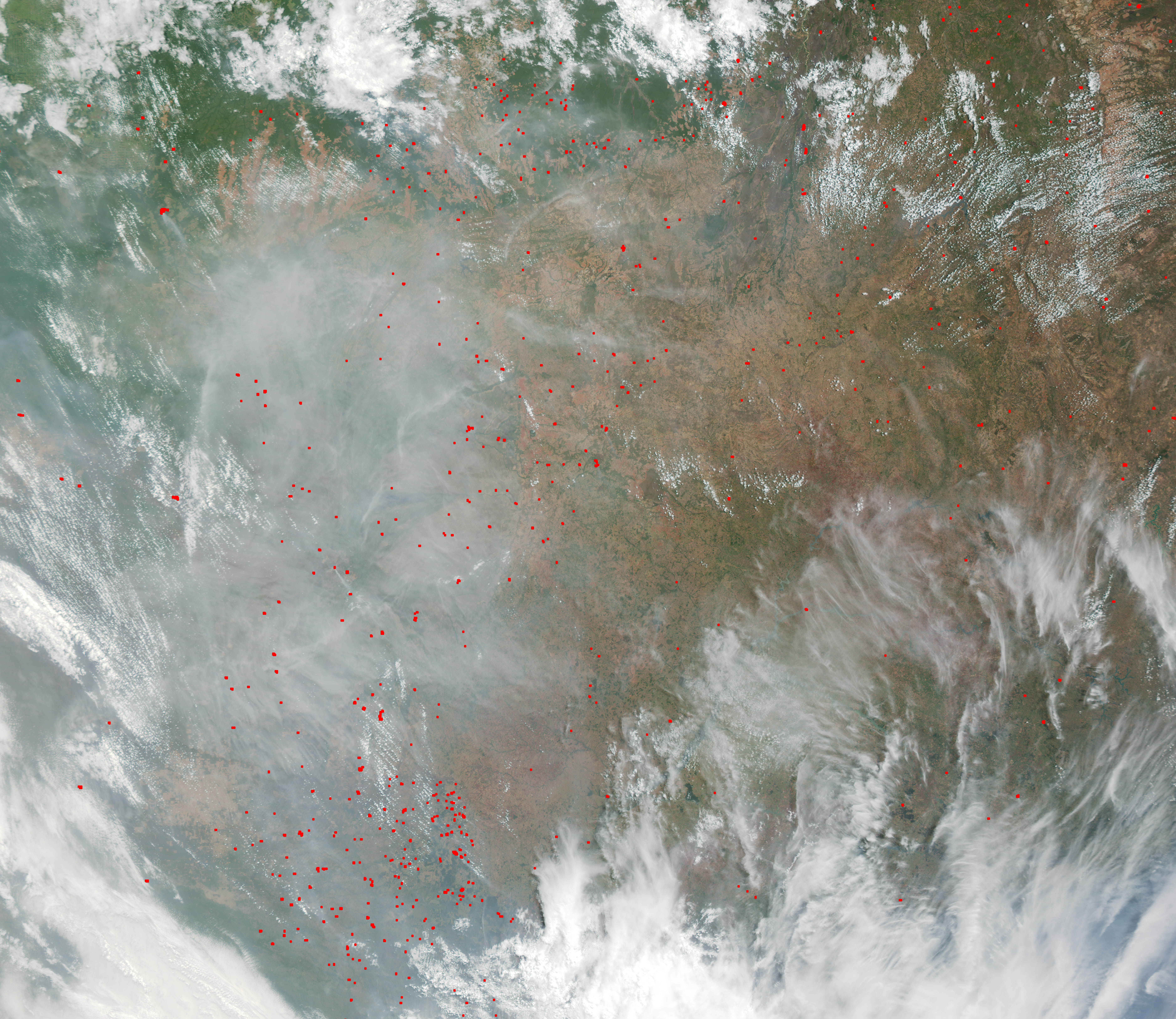 Incendios y deforestación en Brasil