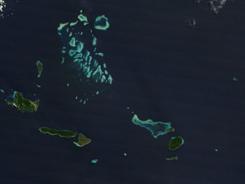 Islas en el Mar de Flores, Indonesia