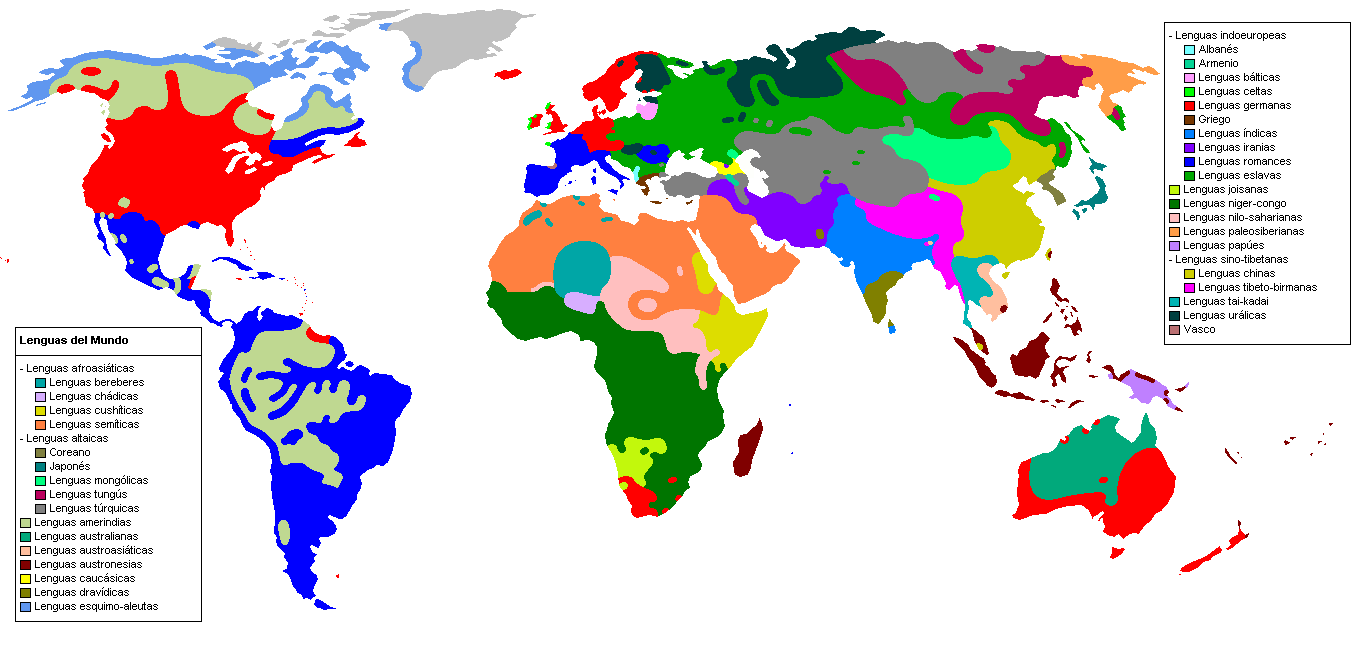 Las lenguas en el Mundo