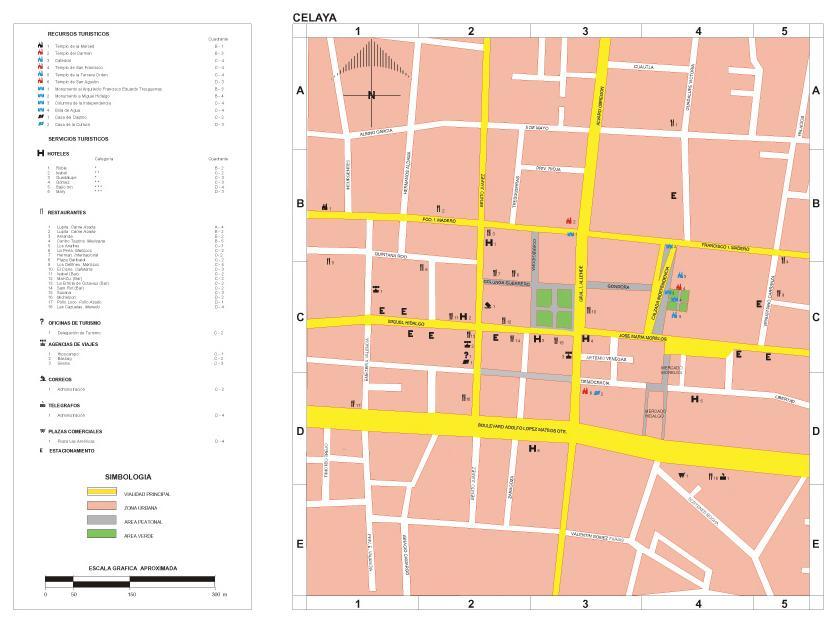 Mapa Celaya, Guanajuato, Mexico