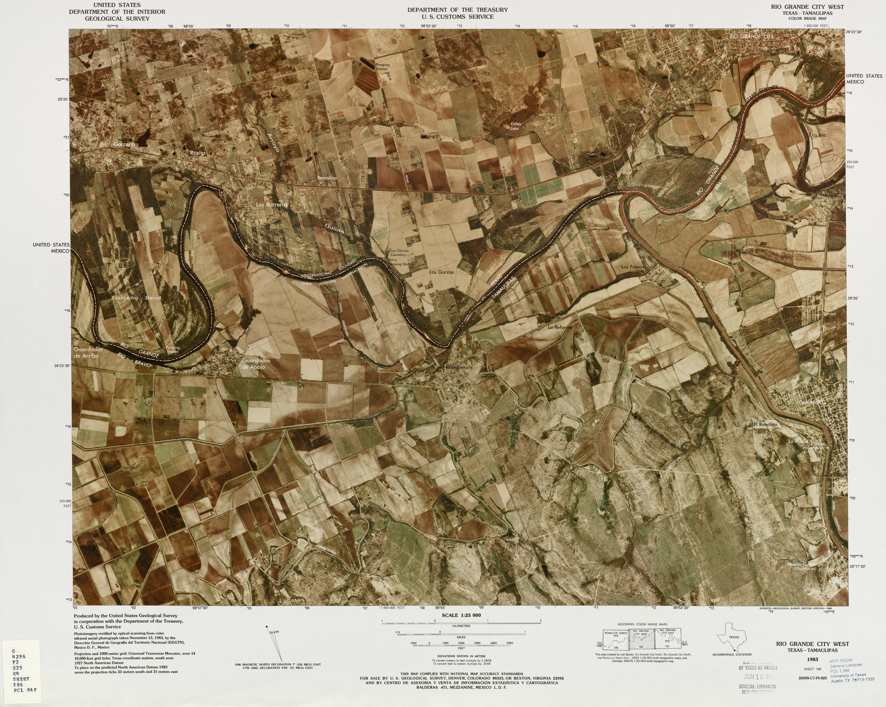 Maps Of United States Mexico Border Map Rio Grande City West Mapa Owje Com