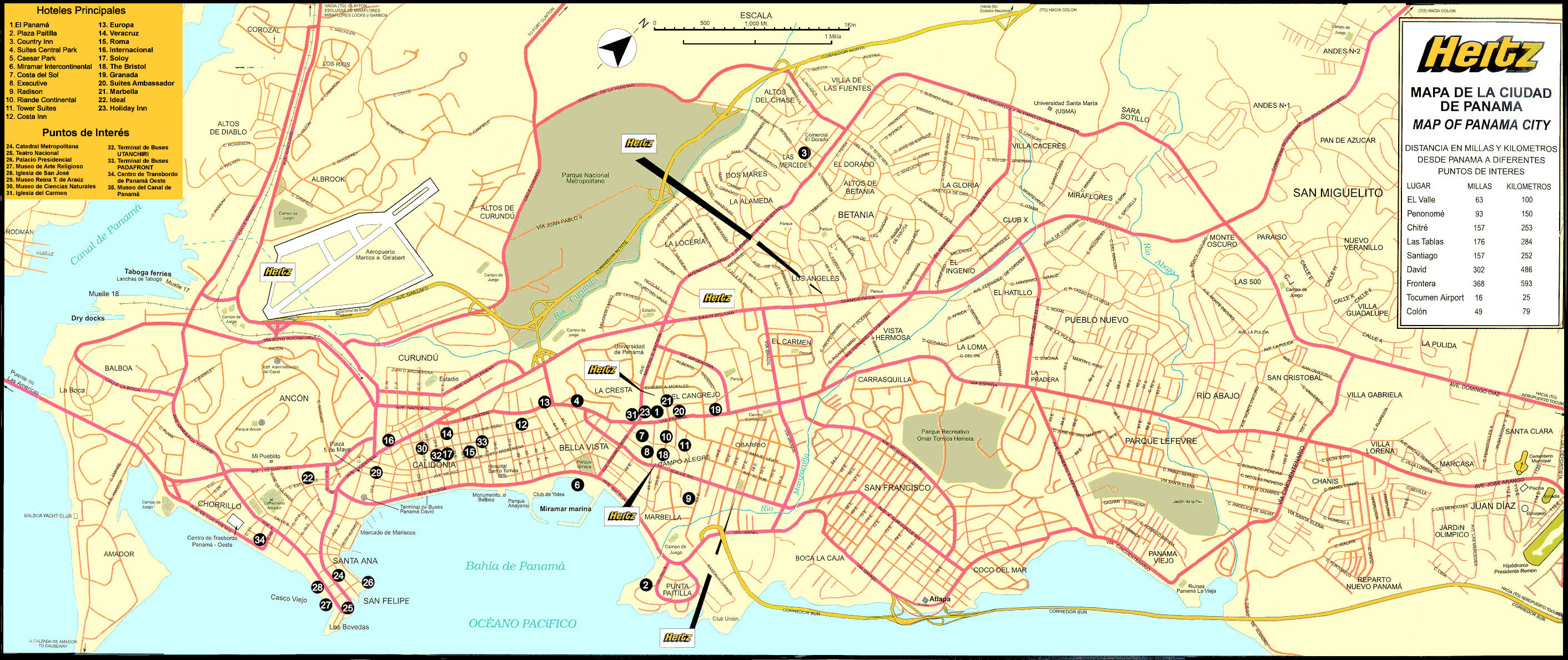 Mapa Interactivo de la Ciudad de Panamá