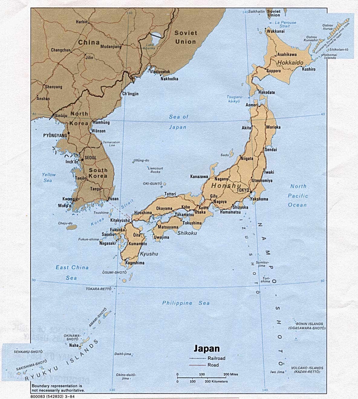 Mapa Politico de Japón