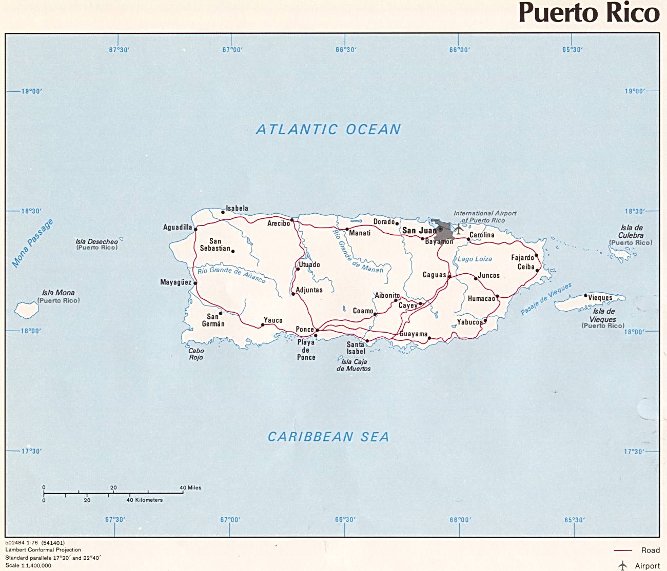 Mapa Político de Puerto Rico