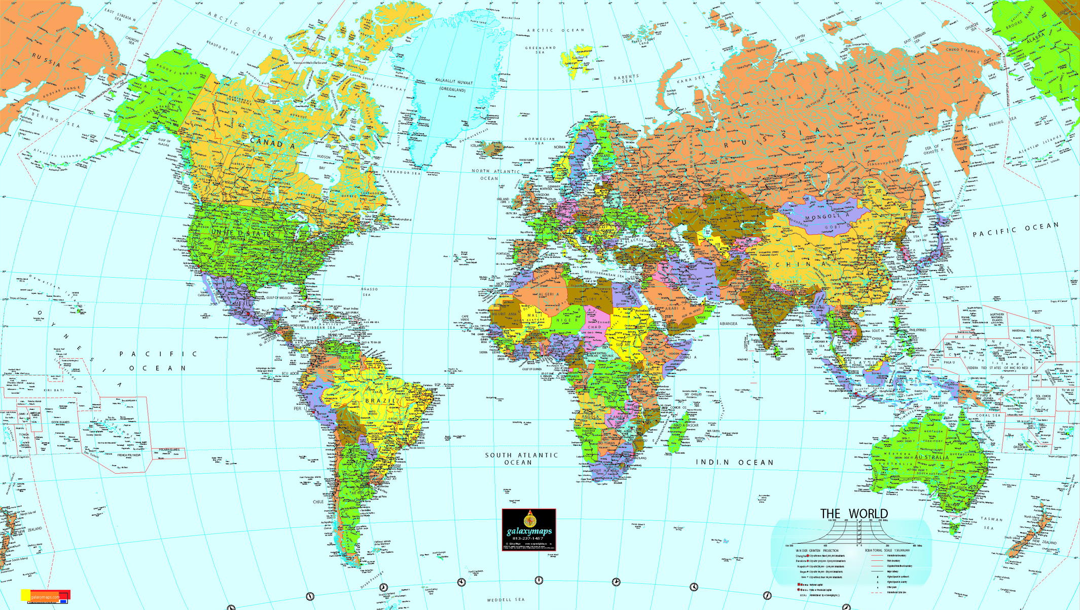 Mapa Politico del Mundo