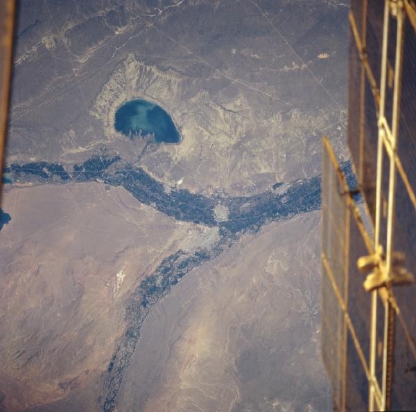 Mapa Satelital del Lago Pellegrini, Rio Negro, Argentina