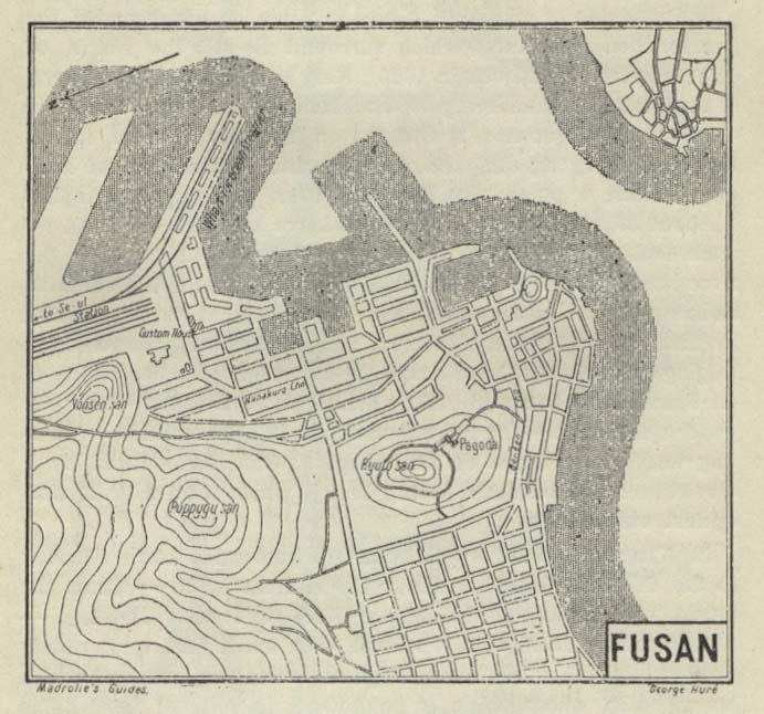 Mapa de Busán 1912