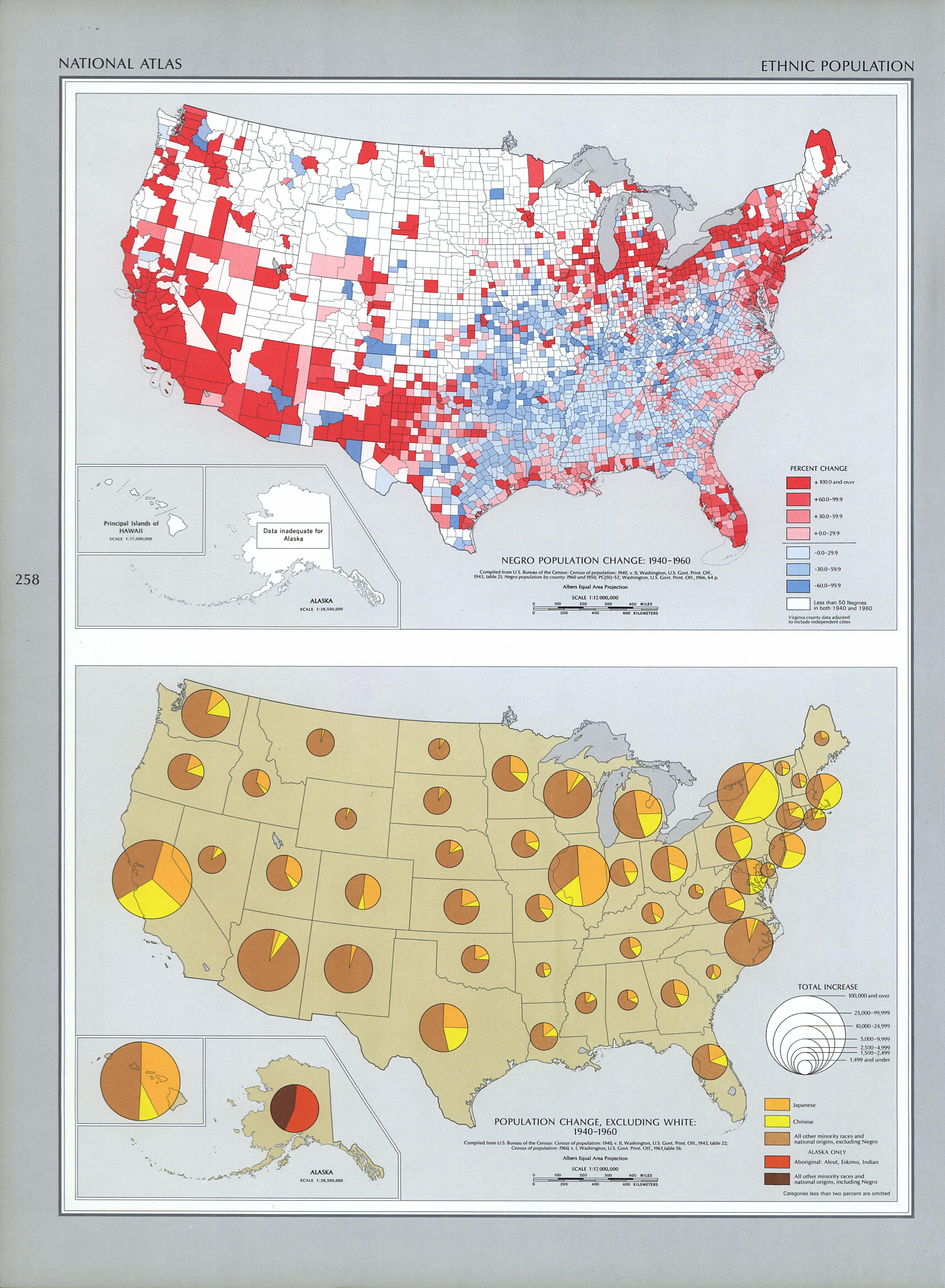Mapa de Población de Étnica en Estados Unidos