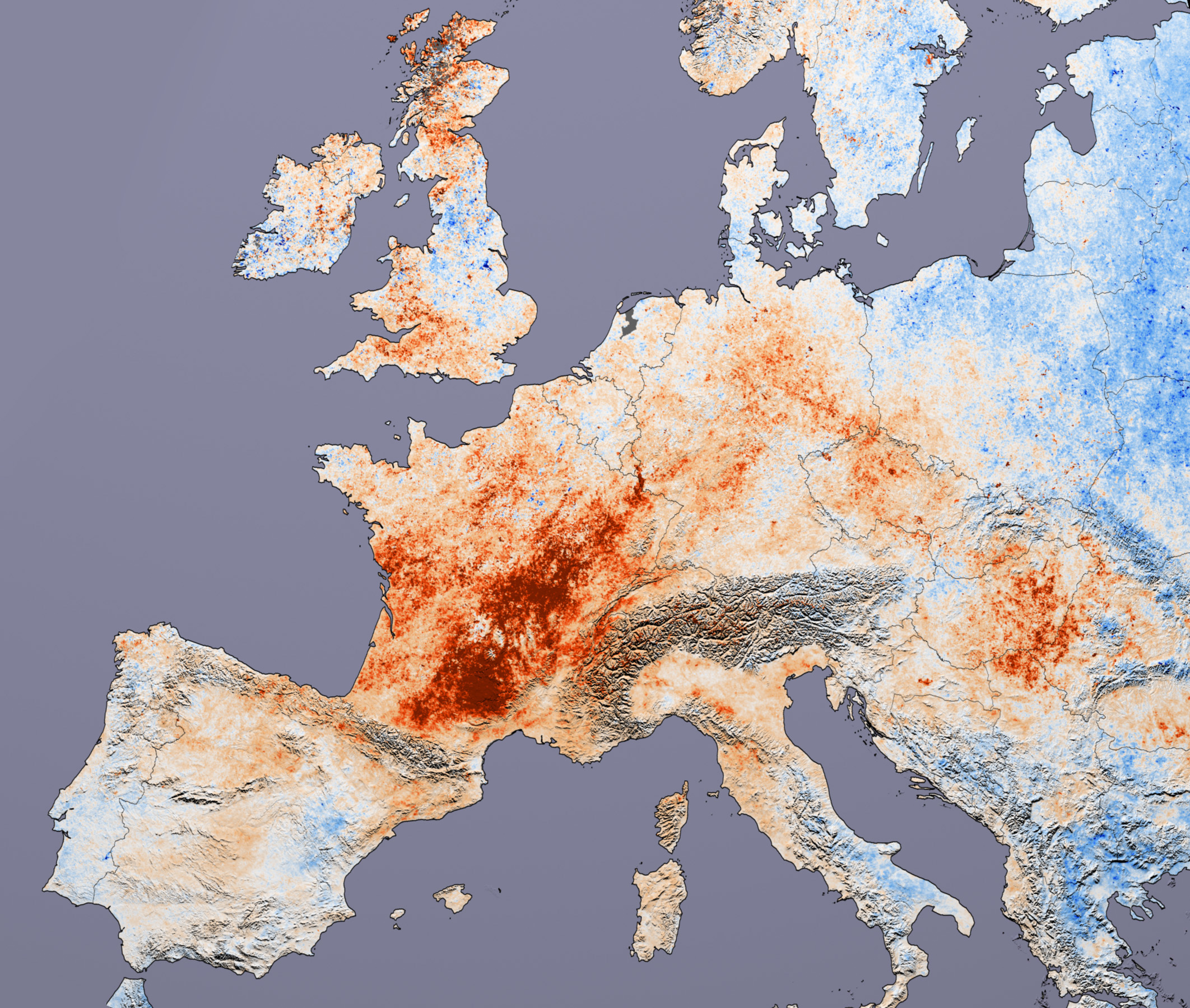 Ola de Calor en Europa Julio 2003