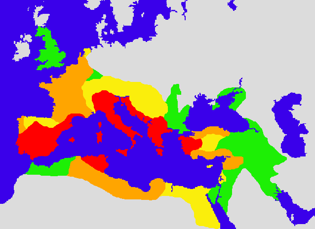 Posesiones del Imperio romano