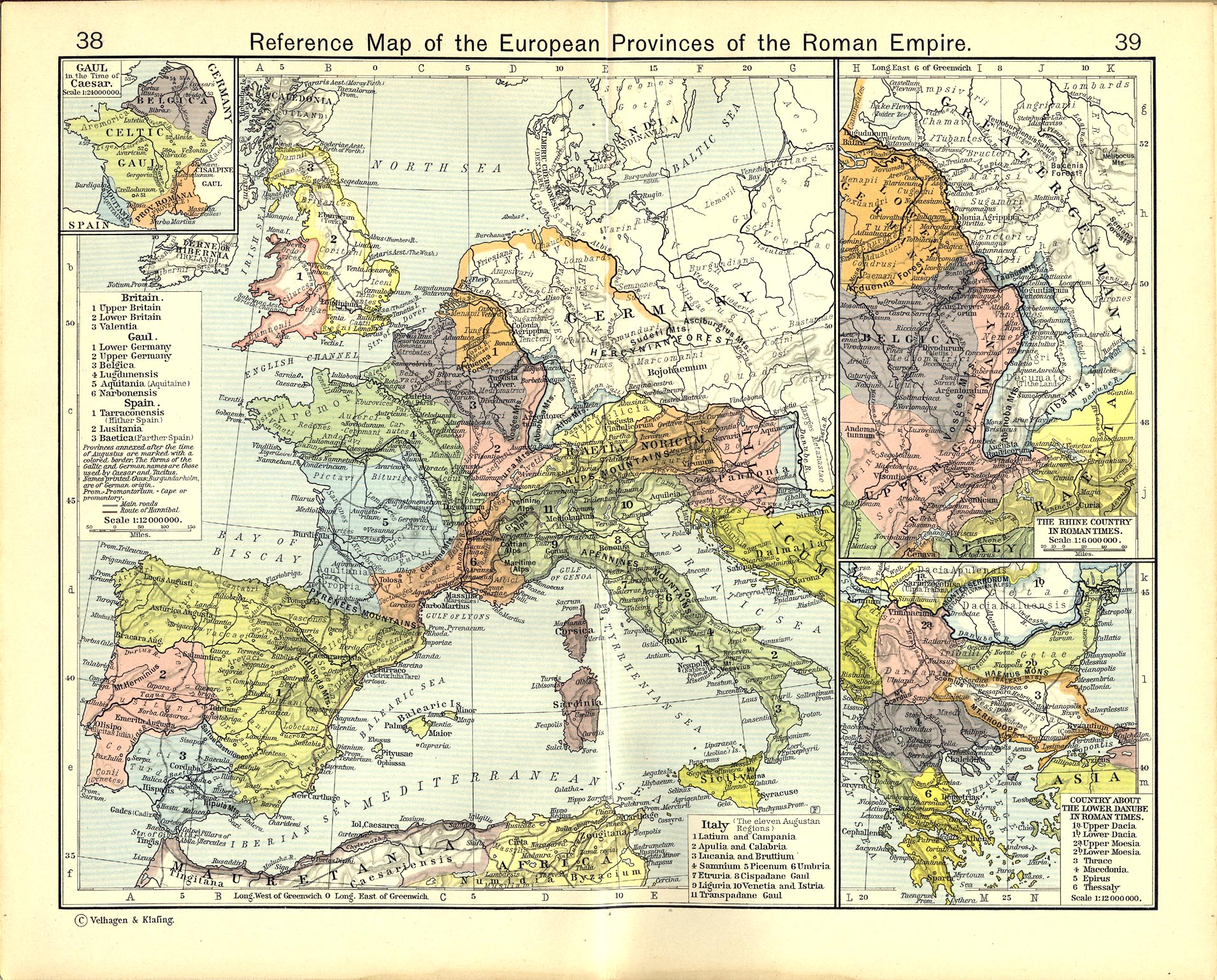 Provincias Europeas del Imperio Románo