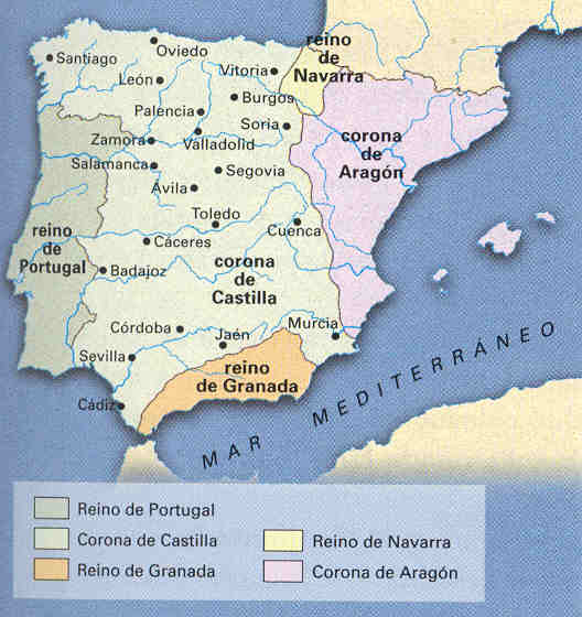 Reconquista o Conquista cristiana a mediados del siglo XIII