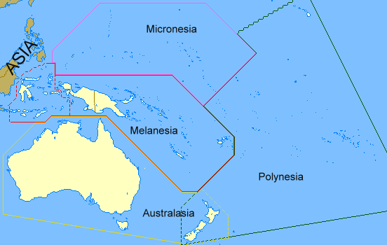 Regiones de Oceanía 2008
