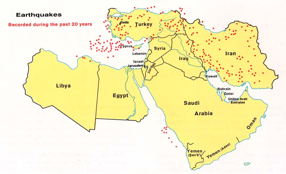 Terremotos en el Oriente Medio 1973