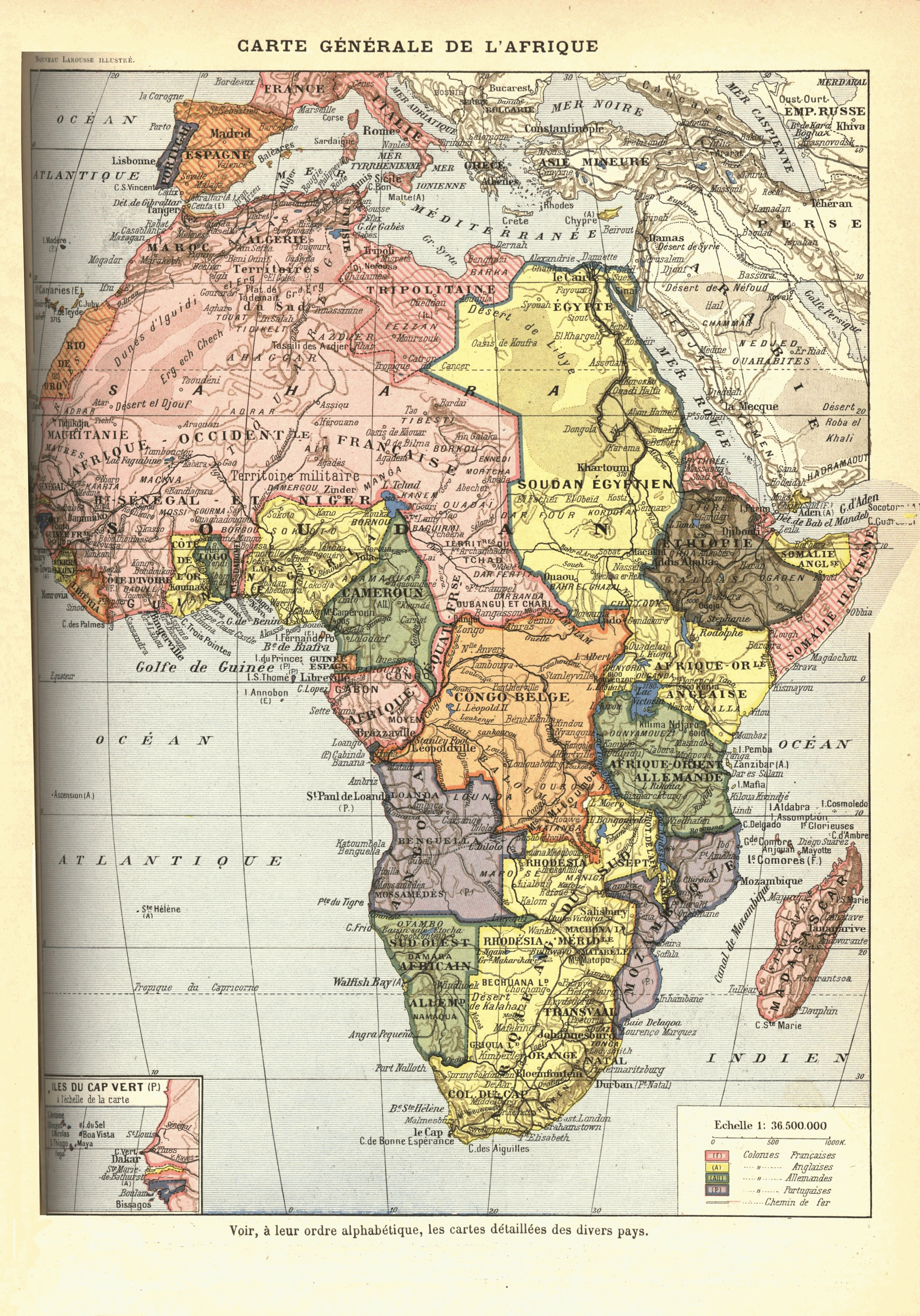 África en 1898