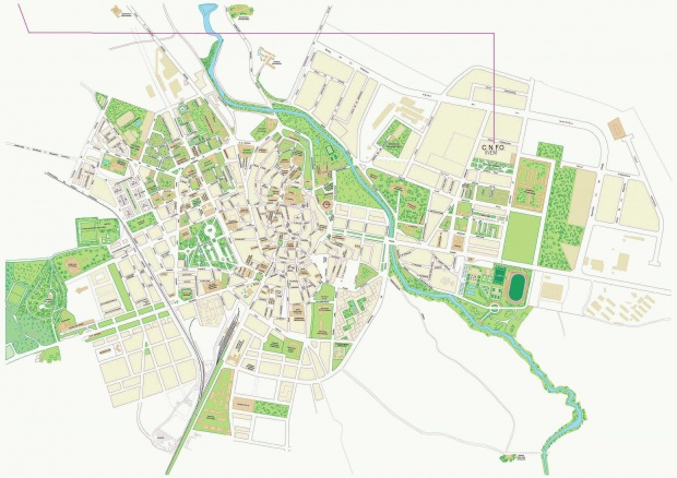 Mapa de Huesca