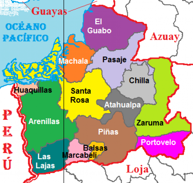 Cantones de El Oro 2011