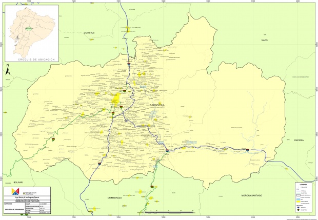 Mapa de Tungurahua 2010