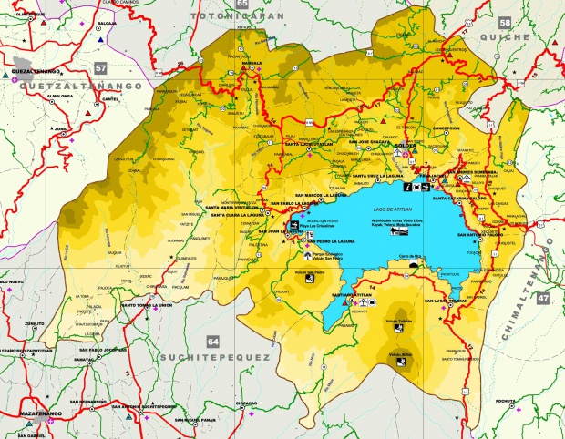 Mapa de Sololá