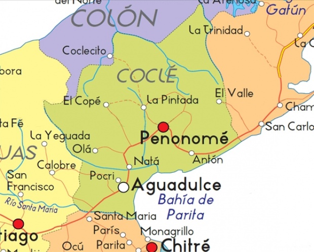 Mapa de Coclé