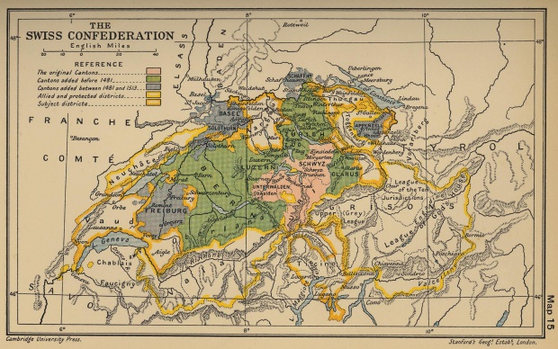 Confederación Suiza en 1513