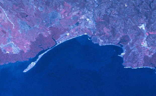 Imagen, Foto Satelite de Puntarenas, Costa Rica