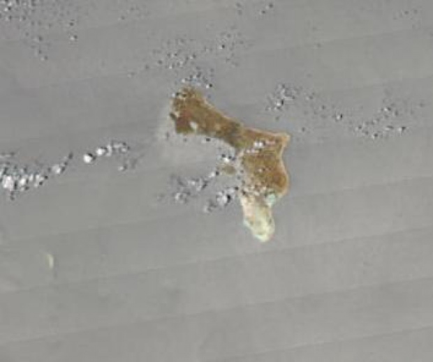 Imagen, Foto Satelite de la Isla Bonaire