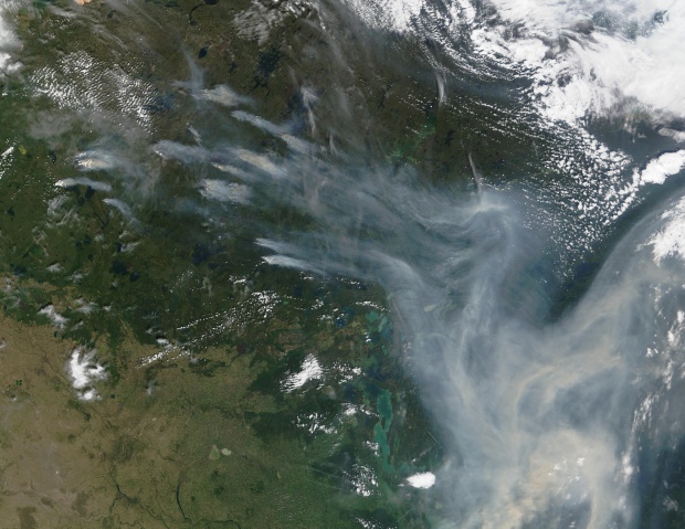 Incendios en las provincias de las praderas de Canadá