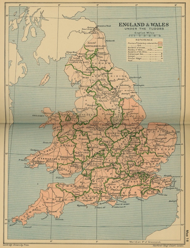 Inglaterra y del País de Gales Bajo la Casa de Tudor 1485  - 1603