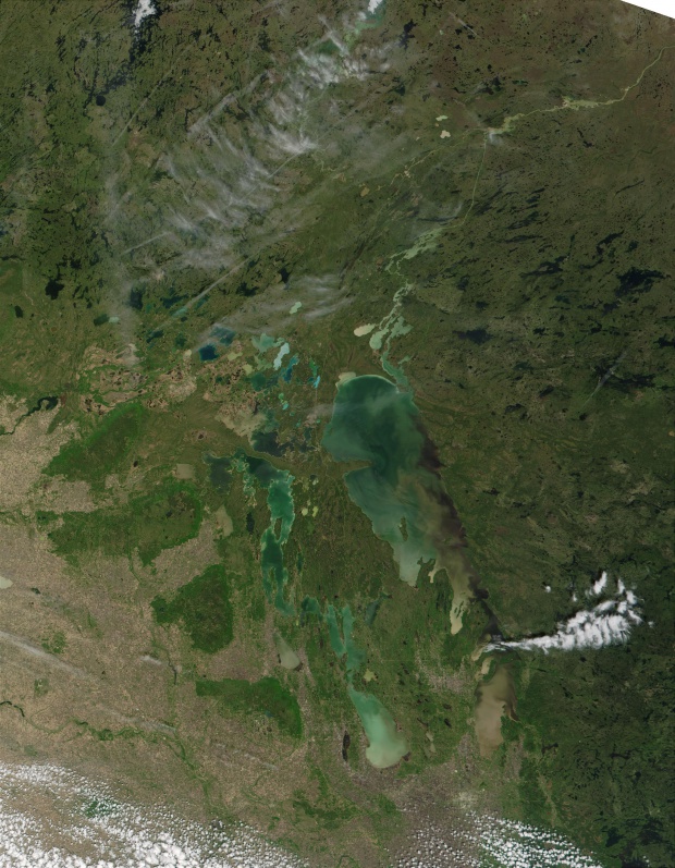 Lagos de la provincia de Manitoba, Canadá