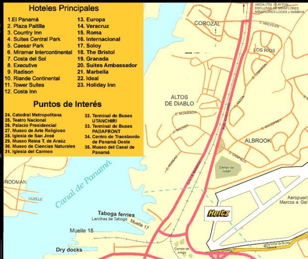 Mapa Interactivo de la Ciudad de Panamá