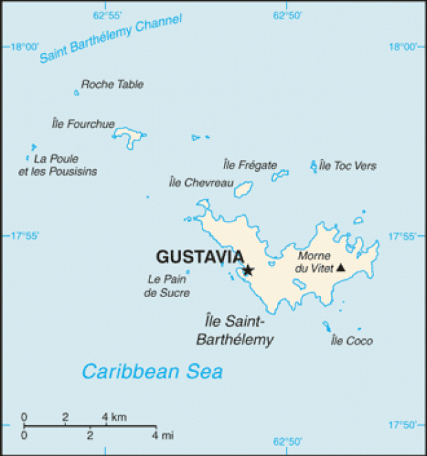 Mapa Político Pequeña Escala de San Bartolomé