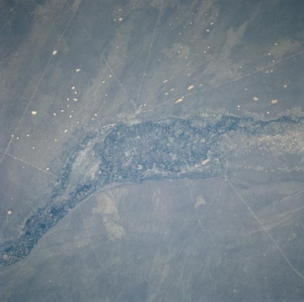 Mapa Satelital del Rio Negro, Argentina