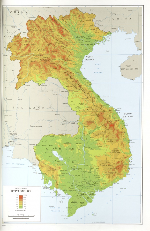 Mapas Fisicos De Vietnam