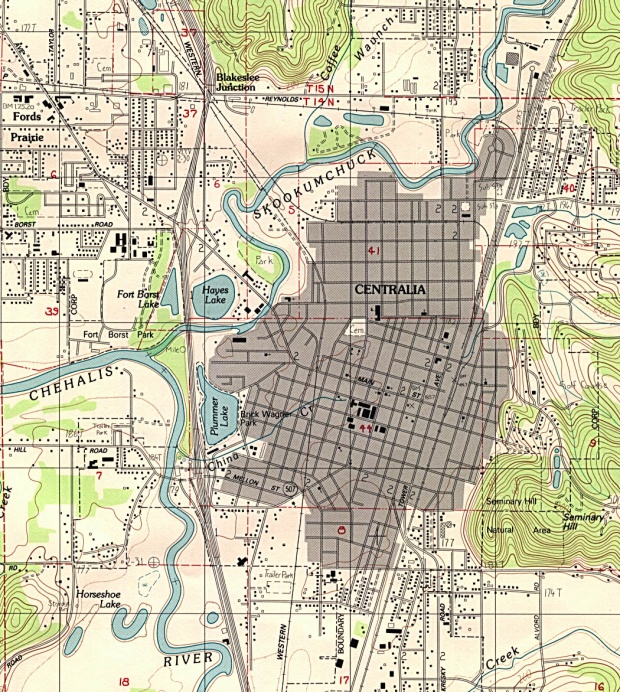 Mapas politico de Centralia