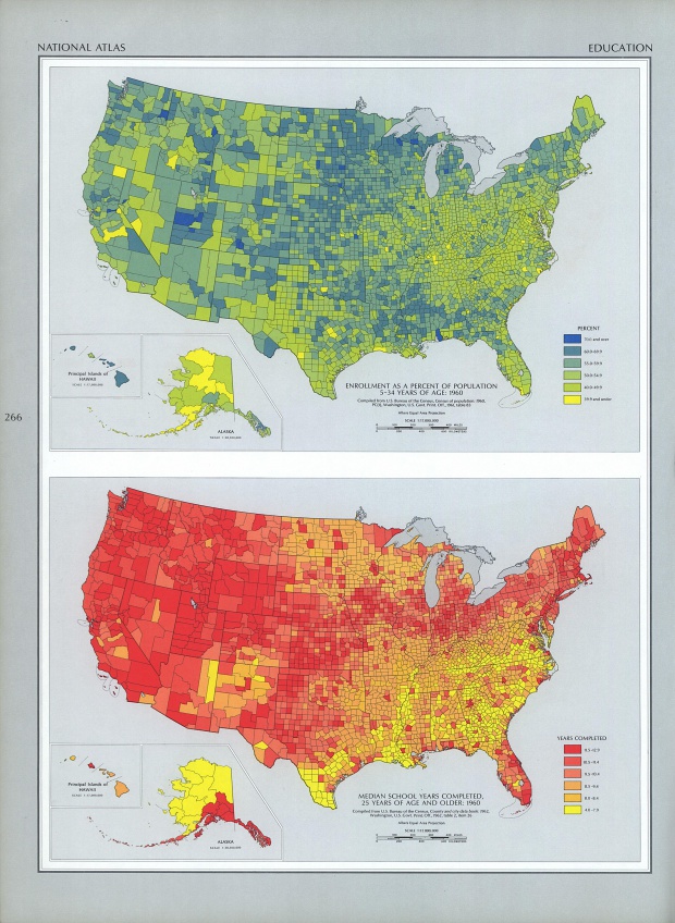 Mapa de la Educación en Estados Unidos