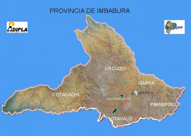 Mapas Politico De Imbabura