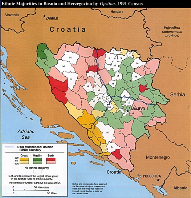 Mapas Tematicos De Bosnia Y Herzegovina